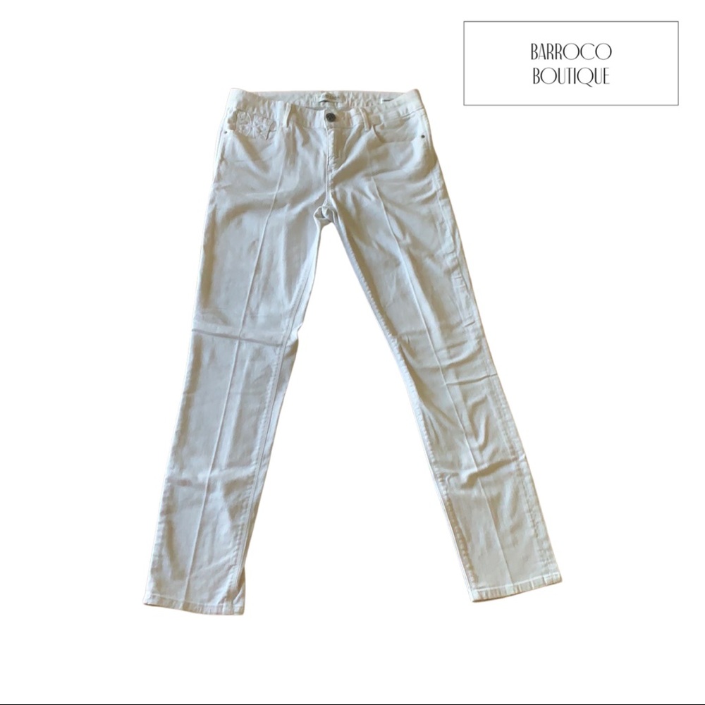 Habitual Aaron Rolled Skinny White Jeans